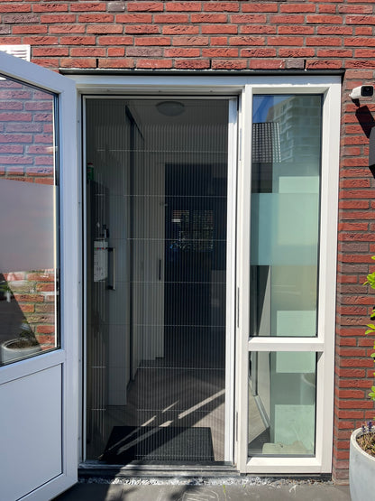 Plissé Hordeur voor Enkele Deur