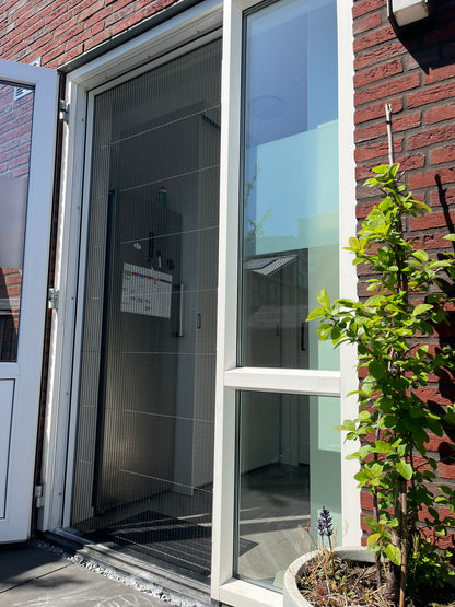 Plissé Hordeur voor Enkele Deur
