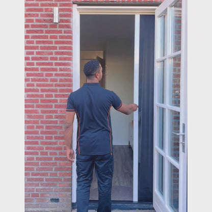 Plissé Hordeur voor Enkele Deur