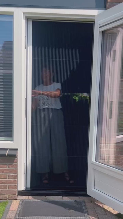 Plissé Hordeur voor Enkele Deur